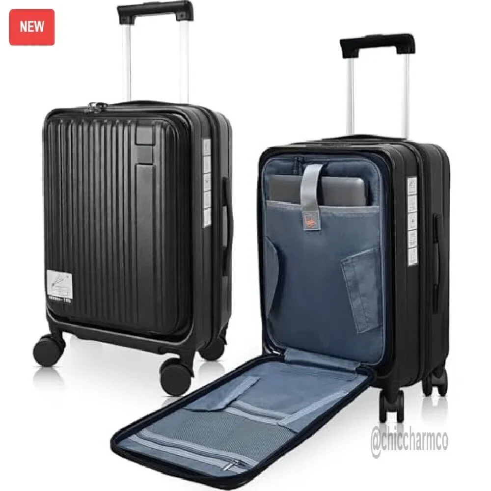 20 Inch Expandable Carry On Luggage Polycarbonate Hard Shell TSA Lock